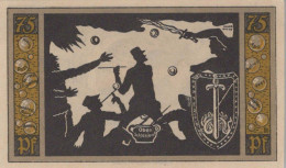 75 PFENNIG 1921 Stadt PRZYSCHETZ Oberen Silesia UNC DEUTSCHLAND Notgeld #PB780 - [11] Local Banknote Issues