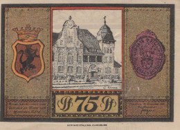 75 PFENNIG 1921 Stadt PAPENBURG Hanover UNC DEUTSCHLAND Notgeld Banknote #PH540 - [11] Emissions Locales