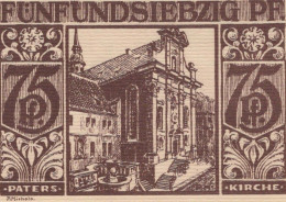 75 PFENNIG 1921 Stadt PADERBORN Westphalia UNC DEUTSCHLAND Notgeld #PI893 - [11] Local Banknote Issues