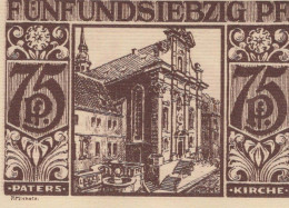 75 PFENNIG 1921 Stadt PADERBORN Westphalia UNC DEUTSCHLAND Notgeld #PB443 - Lokale Ausgaben