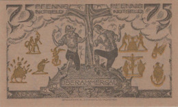 75 PFENNIG 1921 Stadt OBERAMMERGAU Bavaria UNC DEUTSCHLAND Notgeld #PJ177 - [11] Local Banknote Issues