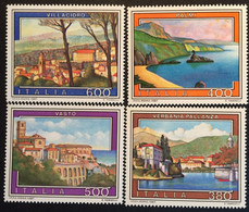 1987 - Italia - Turismo - Verbania Pallanza - Palmi - Vasto - Villacidro - Quatto Valori - Nuovi - 1981-90: Neufs
