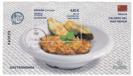 2024-ED. 5749 H.B.- Gastronomía. España En 19 Platos. Murcia. Caldero Del Mar Menor- USADO - Used Stamps