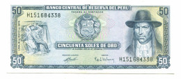 PERU 50 SOLES DE ORO 1974 AUNC Paper Money Banknote #P10801.4 - [11] Local Banknote Issues