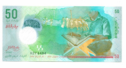 MALDIVES 50 RUFIYAA 2015(2016) POLYMER NOTE UNC P10974.9 - [11] Local Banknote Issues