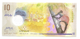 MALDIVES 10 RUFIYAA 2015(2016) POLYMER NOTE UNC P10964.2 - [11] Emissions Locales