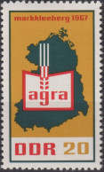 1967 DDR ** Mi:DD 1292, Sn:DD 935, Yt:DD 989, Landwirtschaftsausstellung, Markleeberg - Neufs