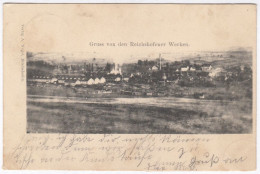 Gruss Von Den Reichshofener Werken Reichshofen Reichshoffen Bas Rhin 1898 - Autres & Non Classés