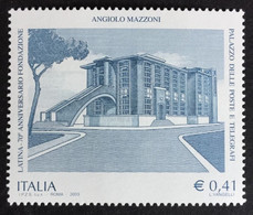 2003 - Italia - Latina - 70° Anniversario Fondazione - Palazzo Delle Poste E Telecomunicazioni -  Euro 0,41 - Nuovo - 2001-10: Ungebraucht