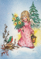 ANGEL CHRISTMAS Holidays Vintage Postcard CPSM #PAJ340.A - Angels