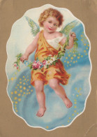 ENGEL WEIHNACHTSFERIEN Feiern & Feste Vintage Ansichtskarte Postkarte CPSM #PAJ284.A - Angels