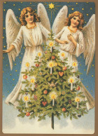 ENGEL WEIHNACHTSFERIEN Feiern & Feste Vintage Ansichtskarte Postkarte CPSM #PAH867.A - Anges