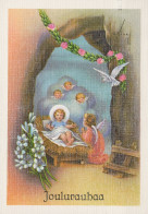 ANGE NOËL Vintage Carte Postale CPSM #PAH441.A - Angels