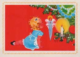 ANGE NOËL Vintage Carte Postale CPSM #PAH466.A - Anges