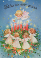 ANGE NOËL Vintage Carte Postale CPSM #PAH426.A - Anges