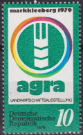 1979 DDR ** Mi:DD 2428, Sn:DD 2015, Yt:DD 2093, Landwirtschaftsausstellung, Markleeberg - Ungebraucht