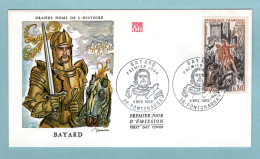 FDC France 1969 - Bayard - YT 1617 - 38 Pontcharra - 1960-1969