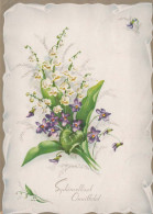 FLORES Vintage Tarjeta Postal CPSM #PAR004.A - Fleurs