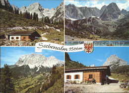 71935616 Ehrwald Tirol Seebenalm Gruenstein Seebensee Drachenkopf Zugspitze Sonn - Other & Unclassified