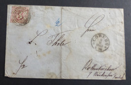 Brief Thurn Und Taxis Coburg Nach Rothenkirchen  #cov5775 - Lettres & Documents