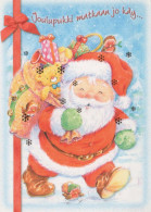WEIHNACHTSMANN SANTA CLAUS Neujahr Weihnachten Vintage Ansichtskarte Postkarte CPSM #PBL342.A - Santa Claus