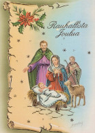 Jungfrau Maria Madonna Jesuskind Weihnachten Religion Vintage Ansichtskarte Postkarte CPSM #PBB871.A - Maagd Maria En Madonnas