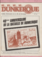 DUNKERQUE - BULLETIN D'INFORMATION DE LA VILLE DE DUNKERQUE  " ICI DUNKERQUE " N° 158 - MAI 1980 - Other & Unclassified