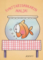 FISH Animals Vintage Postcard CPSM #PBS870.A - Fish & Shellfish