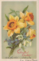 FLORES Vintage Tarjeta Postal CPA #PKE662.A - Fiori