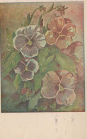 FLOWERS Vintage Postcard CPA #PKE521.A - Fleurs