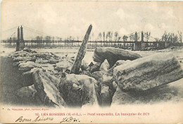 - Maine Et Loire -ref-B155- Les Rosiers - Pont Suspendu - La Banqui De 1879 - Evenements - - Autres & Non Classés