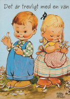 CHILDREN HUMOUR Vintage Postcard CPSM #PBV263.A - Cartes Humoristiques