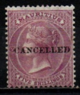 MAURICE 1863-70 CANCELLED - Mauritius (...-1967)