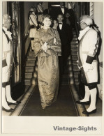 Ingrid Bergman In Elegant Dress At A Gala (Vintage Press Photo 1950s/1960s) - Beroemde Personen