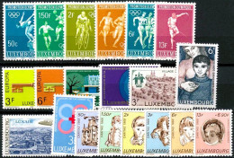 Luxembourg ,Luxemburg 1968 ,KOMPLETT YEAR,  Mi 765-784, NEUF**. POSTFRISCH - Ganze Jahrgänge