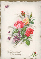 FLOWERS Vintage Ansichtskarte Postkarte CPSM #PAS006.DE - Fleurs