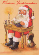 WEIHNACHTSMANN SANTA CLAUS WEIHNACHTSFERIEN Vintage Postkarte CPSM #PAK676.DE - Santa Claus