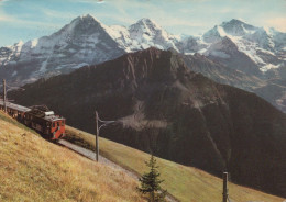 ZUG Schienenverkehr Eisenbahnen Vintage Ansichtskarte Postkarte CPSM #PAA913.DE - Trains