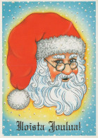 PAPÁ NOEL Feliz Año Navidad Vintage Tarjeta Postal CPSM #PBL333.ES - Santa Claus