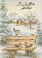 PÁJARO Animales Vintage Tarjeta Postal CPSM #PAM833.ES - Oiseaux