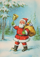 PAPÁ NOEL NAVIDAD Fiesta Vintage Tarjeta Postal CPSM #PAJ697.ES - Santa Claus