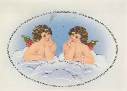 ÁNGEL NAVIDAD Vintage Tarjeta Postal CPSM #PAH033.ES - Angels