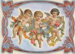 ÁNGEL NAVIDAD Vintage Tarjeta Postal CPSM #PAJ041.ES - Angels
