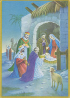 Jungfrau Maria Madonna Jesuskind Weihnachten Religion Vintage Ansichtskarte Postkarte CPSM #PBP708.DE - Vierge Marie & Madones