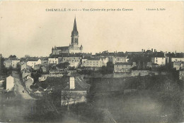 - Maine Et Loire -ref-B151- Chemillé - Vue Generale Pris Du Canon - - Chemille