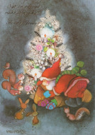 PÈRE NOËL NOËL Fêtes Voeux Vintage Carte Postale CPSM #PAK475.FR - Santa Claus