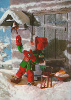 PÈRE NOËL NOËL Fêtes Voeux Vintage Carte Postale CPSM #PAK045.FR - Santa Claus