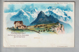 CH BE Männlichen (Kleine Scheidegg) Ca. 1900 Ungebraucht Litho C.Steinmann/H.Schlumpf #2093 Bug (l.u.) - Autres & Non Classés