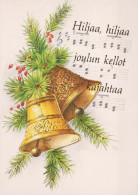 Happy New Year Christmas BELL Vintage Postcard CPSM #PAV295.GB - Nouvel An