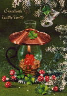 Happy New Year Christmas Vintage Postcard CPSM #PAT969.GB - Neujahr